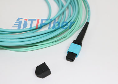 12-rdzeniowy kabel światłowodowy OM3 OM4 MPO do sieci telekomunikacyjnych