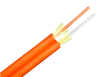 Wewnętrzny kabel światłowodowy Duplex Zipcord OM3 z płaszczem PVC / LSZH