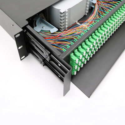 19-calowy panel krosowy kasetowy 1u 2u do montażu w szafie Mpo Plc Splitter Fibre Panel